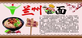 兰州拉面简介写真文化展板