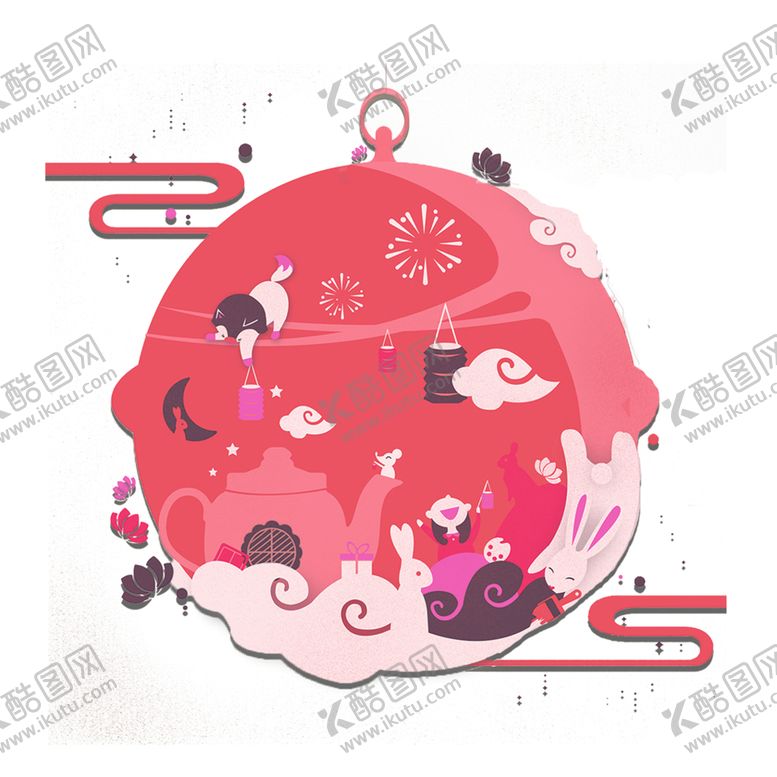 编号：60735409200121028002【酷图网】源文件下载-中秋节元素