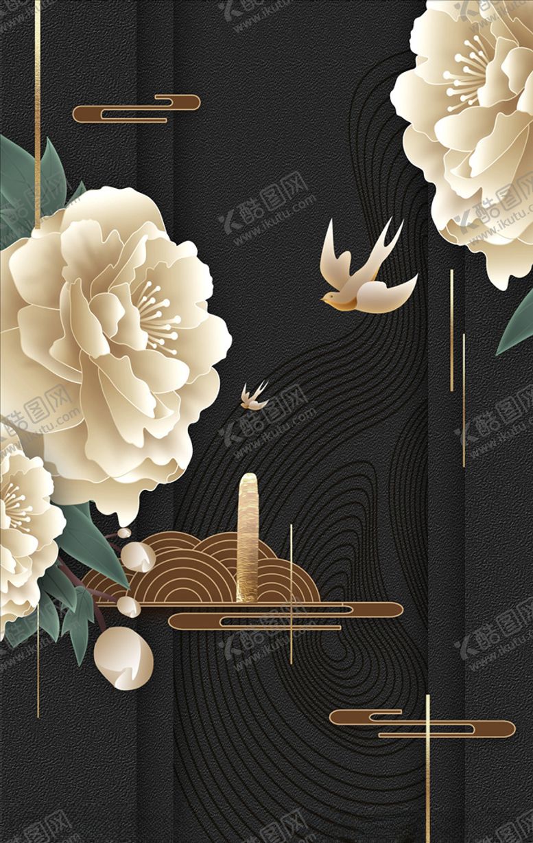 编号：88370605122055144721【酷图网】源文件下载-中式海报背景
