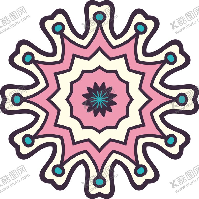 编号：28083810291951511451【酷图网】源文件下载-复古花纹图案