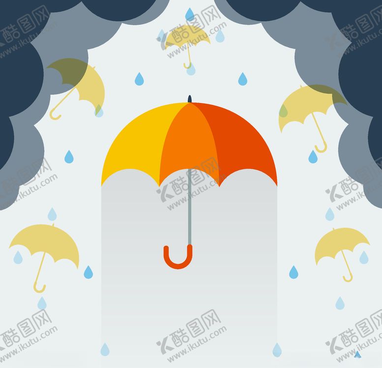 编号：10504110072228215769【酷图网】源文件下载-卡通伞