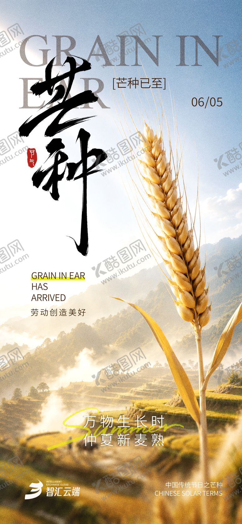 编号：18331706032333396788【酷图网】源文件下载-芒种节气海报