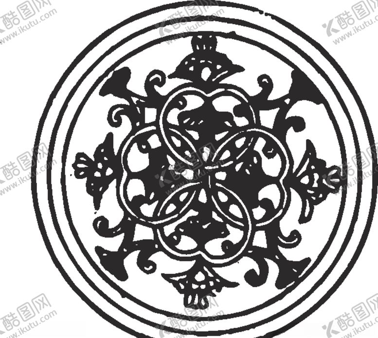 编号：24145509180704455037【酷图网】源文件下载-镂空花图案