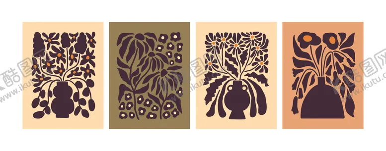 编号：43995004211118052582【酷图网】源文件下载-复古花纹图案设计集合