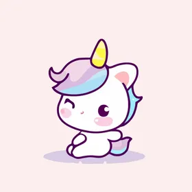 卡通独角兽