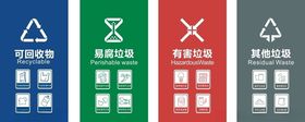 最新垃圾分类图标