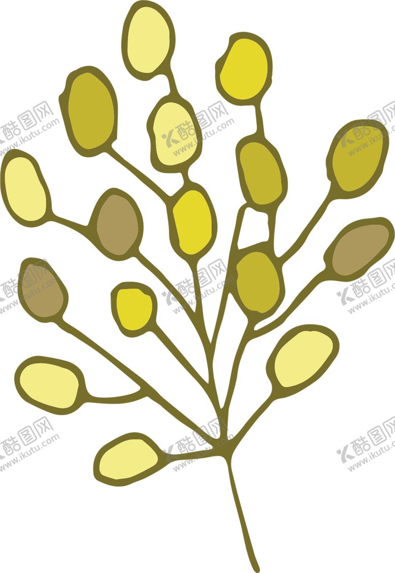编号：54789805171621027736【酷图网】源文件下载-手绘植物