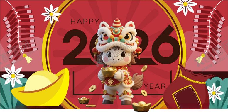 编号：67203004051520404397【酷图网】源文件下载-马年贺图