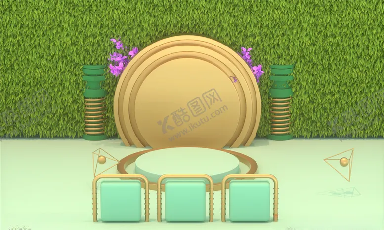 编号：65925705011130402230【酷图网】源文件下载-立体场景C4D