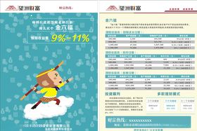 财富理财金融宣传单孙悟空