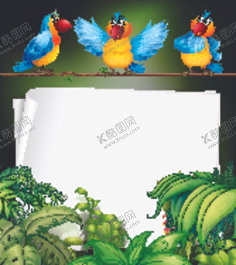 编号：13633610011854357056【酷图网】源文件下载-卡通鸟