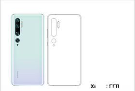 小米cc9pro线稿图