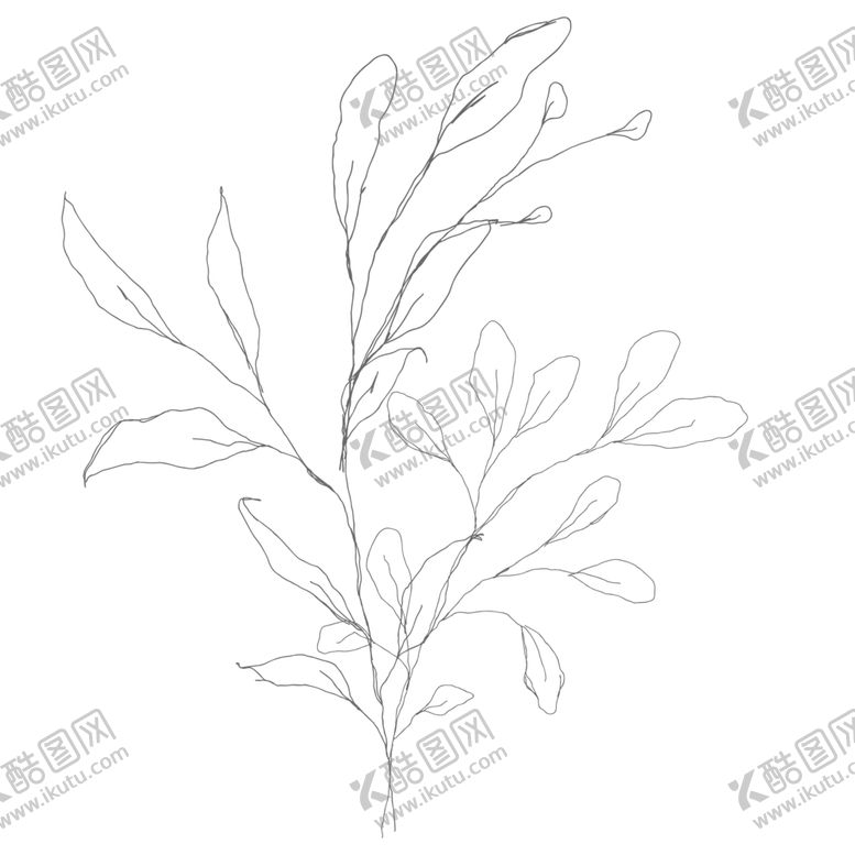 编号：87338910111848125150【酷图网】源文件下载-手绘花藤花纹