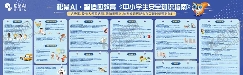 编号：44134204091108268170【酷图网】源文件下载-中小学生安全知识指南