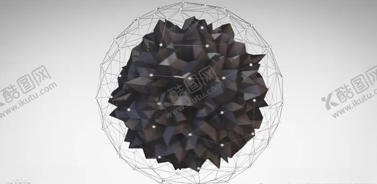 编号：31262104071124225309【酷图网】源文件下载-C4D模型动画旋转的球体线性