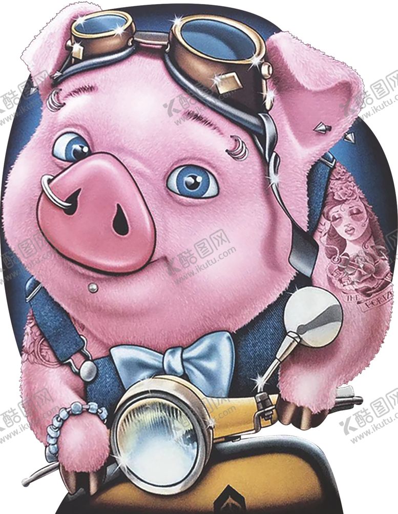 编号：38689711010108472457【酷图网】源文件下载-卡通印花猪