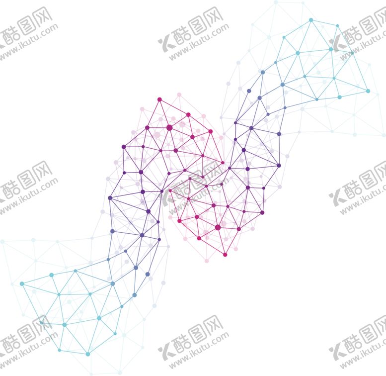 编号：38387810042131272804【酷图网】源文件下载-科技网状点线图素材