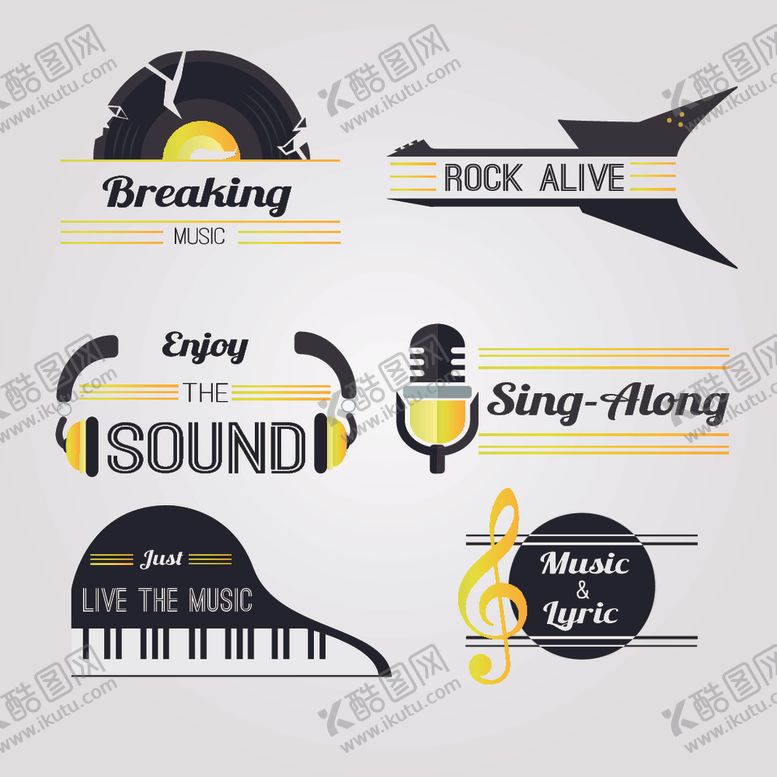 编号：66610109292222273384【酷图网】源文件下载-音乐乐器图标