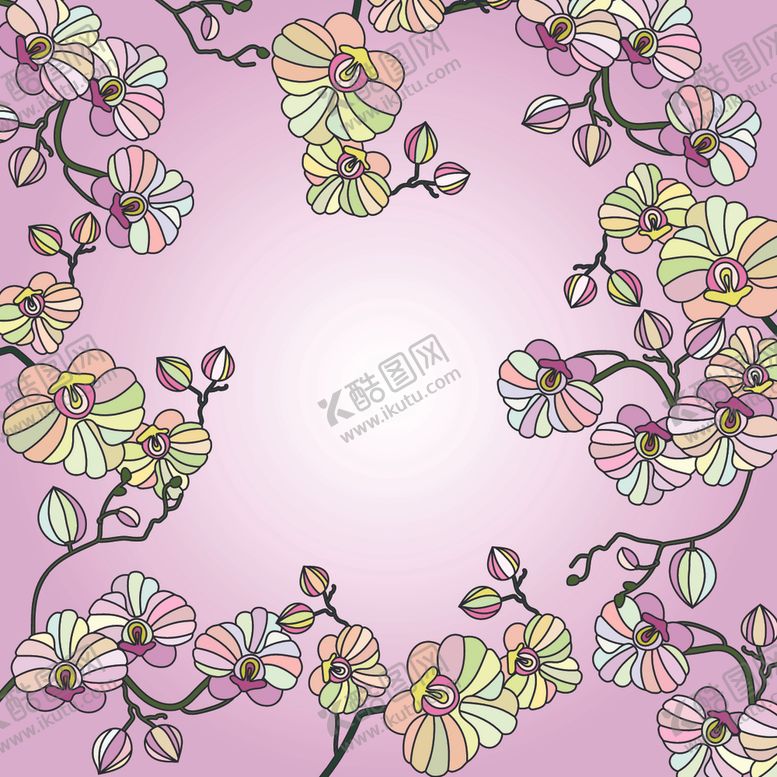 编号：51109406181038219159【酷图网】源文件下载-花卉背景