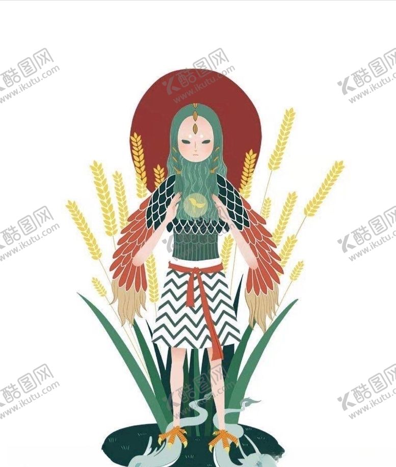 编号：35155109211100261258【酷图网】源文件下载-原始鱼人