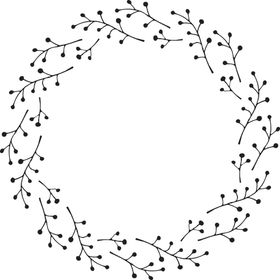 手绘森系边框