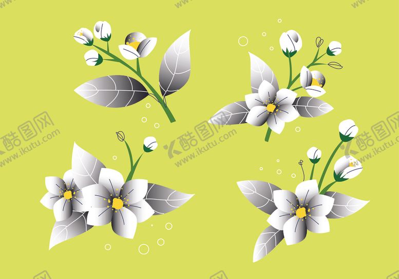 编号：40052209232143495977【酷图网】源文件下载-植物叶子剪影图片