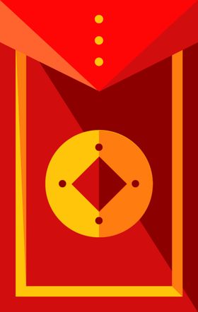 几款促销红包矢量图免扣图