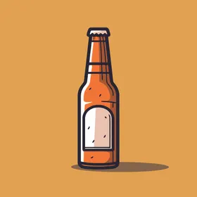 可爱啤酒卡通绘画儿童插画干免抠素材玻璃杯