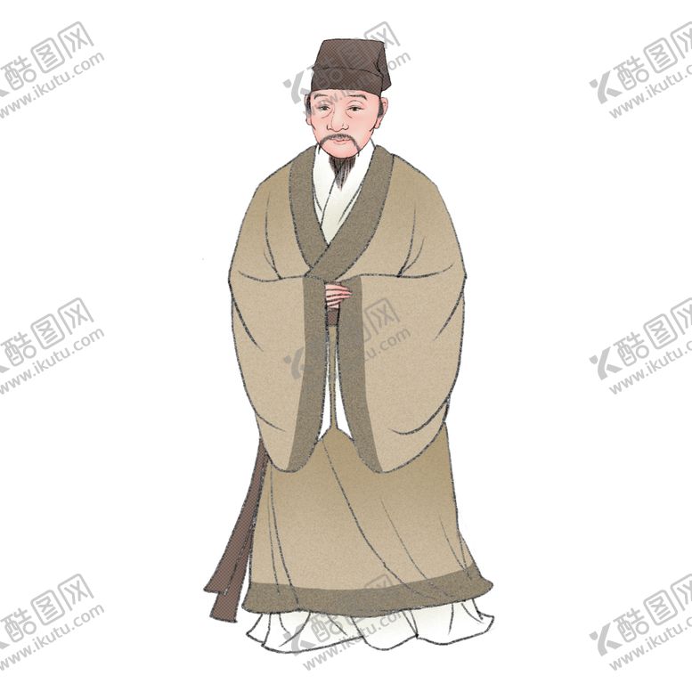 编号：94234910301517157728【酷图网】源文件下载-国学人物插画