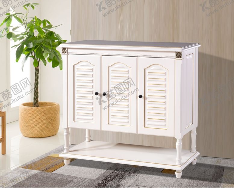 编号：19050409161237311598【酷图网】源文件下载-白色鞋柜