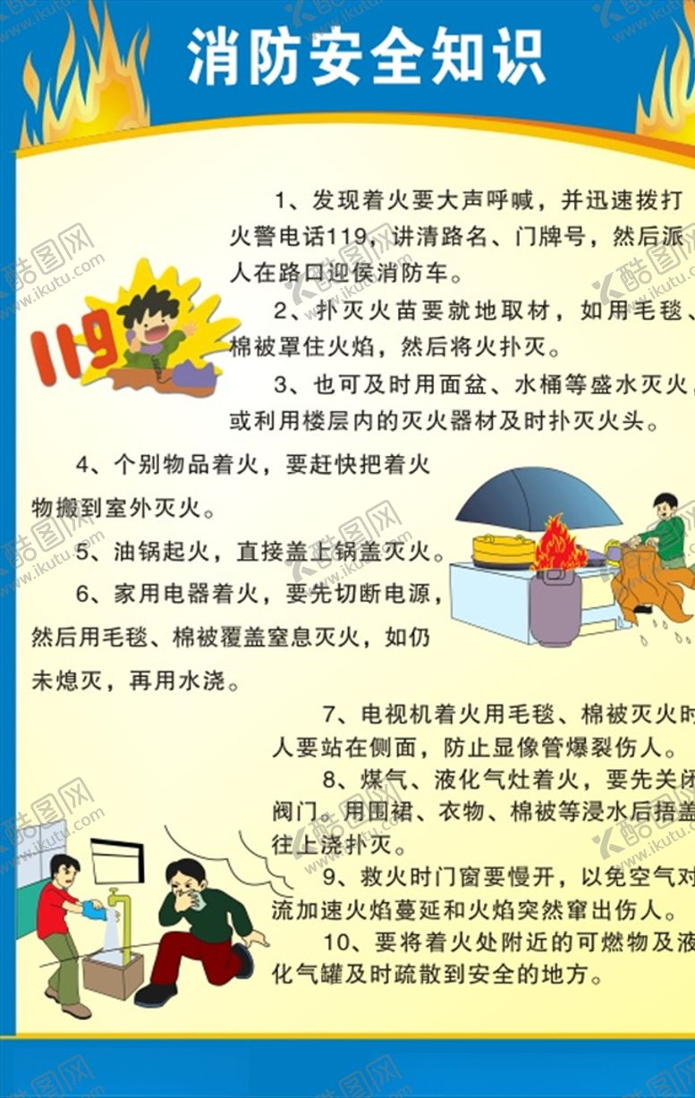 编号：62589707132115279440【酷图网】源文件下载-消防安全识识