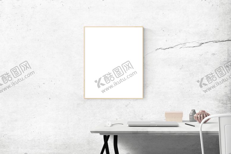 编号：29855809172047218835【酷图网】源文件下载-墙上的相框办公桌