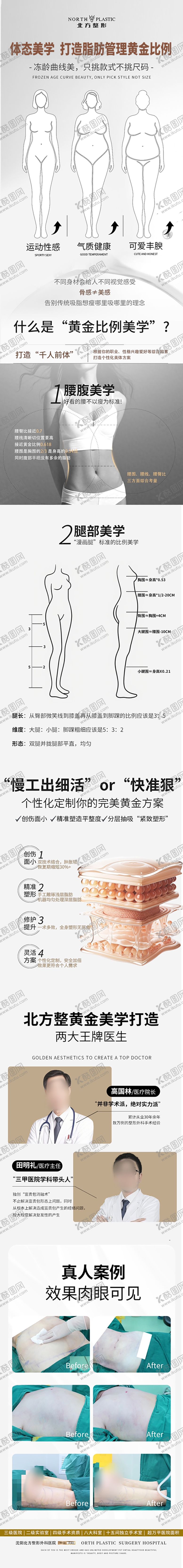 编号：90434408141217481941【酷图网】源文件下载-医美体态美学科普长图