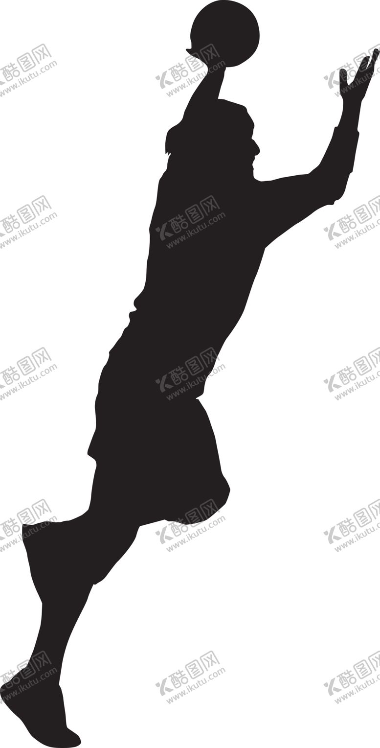 编号：63466004161306488222【酷图网】源文件下载-运动员剪影