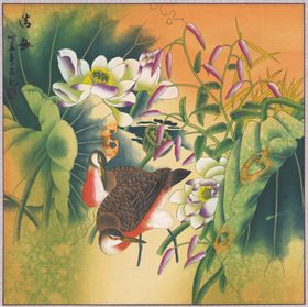 中式古典花鸟工笔画