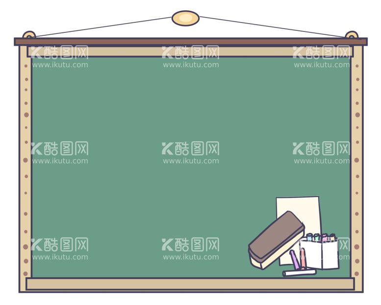 编号：38651412192352317709【酷图网】源文件下载-上课黑板边框