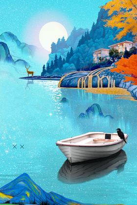 小船湖水