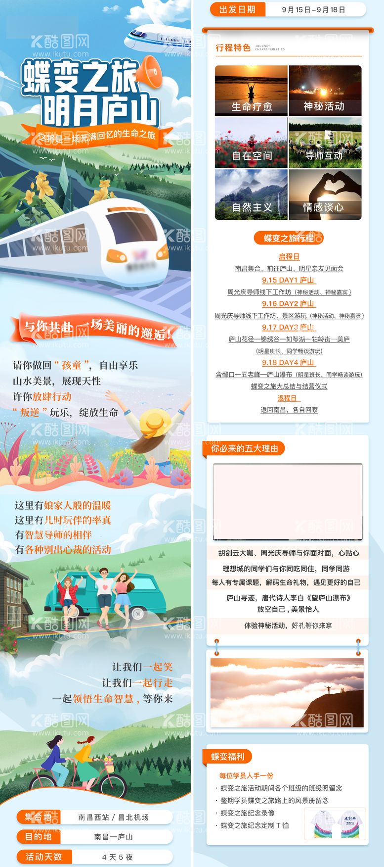 编号：37585811161436534630【酷图网】源文件下载-旅游插画长图