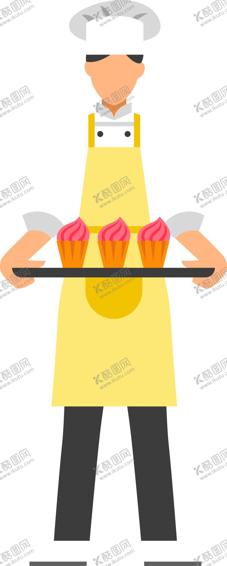 编号：80943101250534176758【酷图网】源文件下载-厨师免抠图