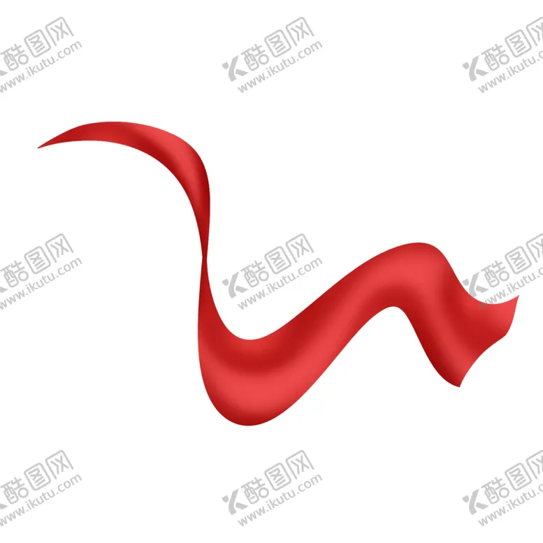 编号：84859306301332342475【酷图网】源文件下载-红色飘带