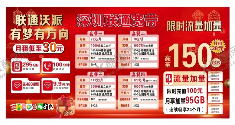 编号：65057601281247164188【酷图网】源文件下载-中国联通套餐