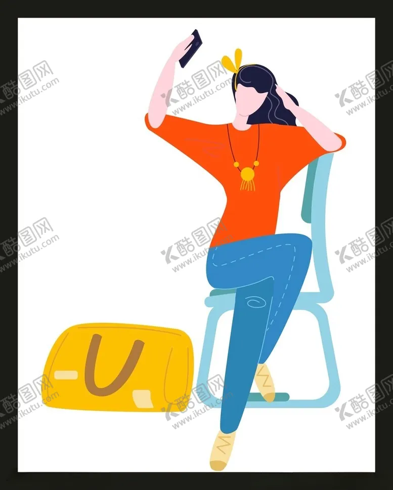 编号：93927001310915208422【酷图网】源文件下载-手绘卡通女孩