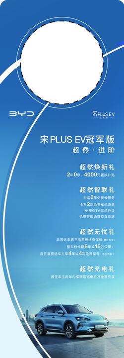 宋EV吊牌后