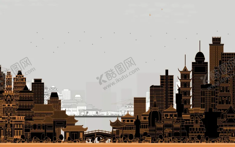 编号：60496803082059165970【酷图网】源文件下载-城市背景墙