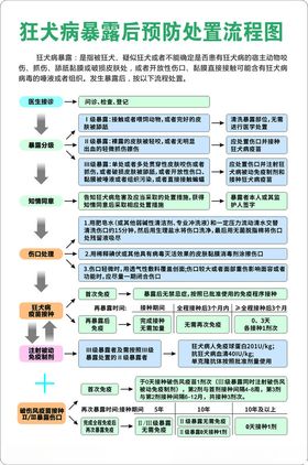 狂犬病暴露后预防处置流程图