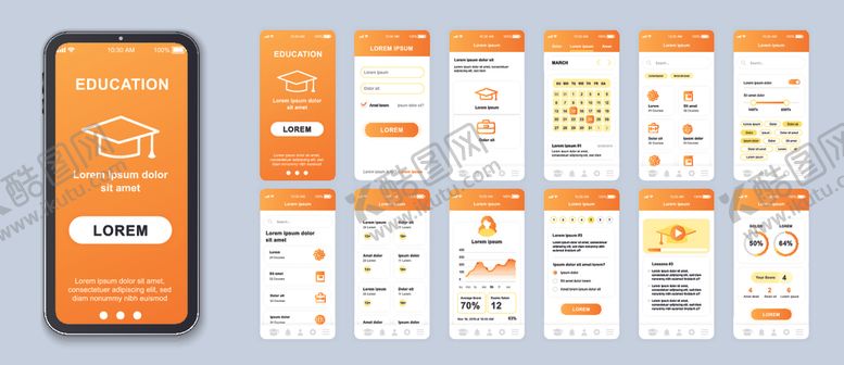 编号：12727104010430407139【酷图网】源文件下载-UI界面设计