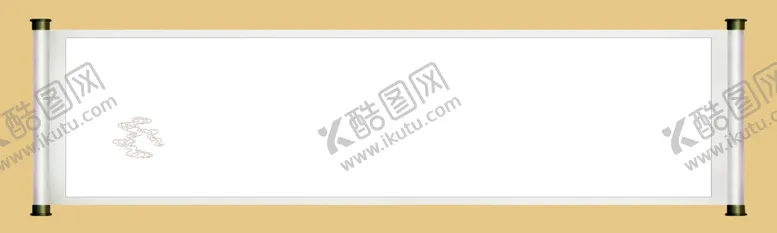 编号：20983804102029305063【酷图网】源文件下载-画轴素材