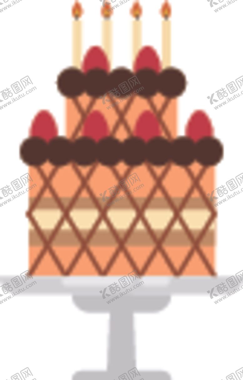 编号：70958006240747046938【酷图网】源文件下载-双层蛋糕