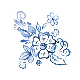 青花瓷图片传统文化色纹