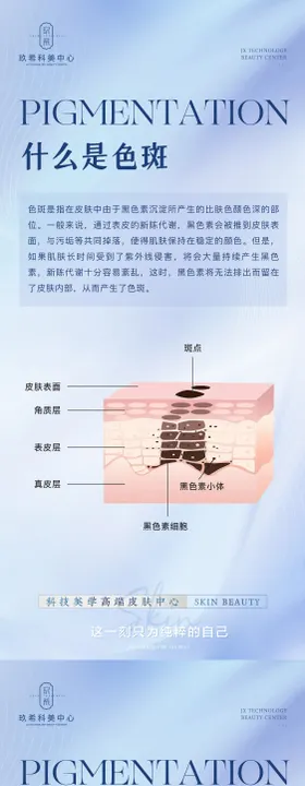 色斑类型及成因系列海报